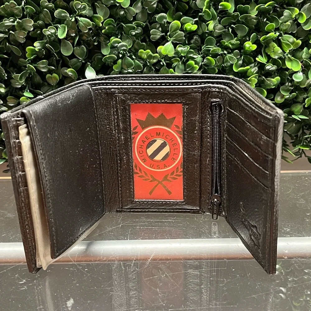 Elegant Dark Brown Leather Men's Wallet